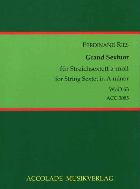 Front Cover Image Grand Sextuor WoO 63 