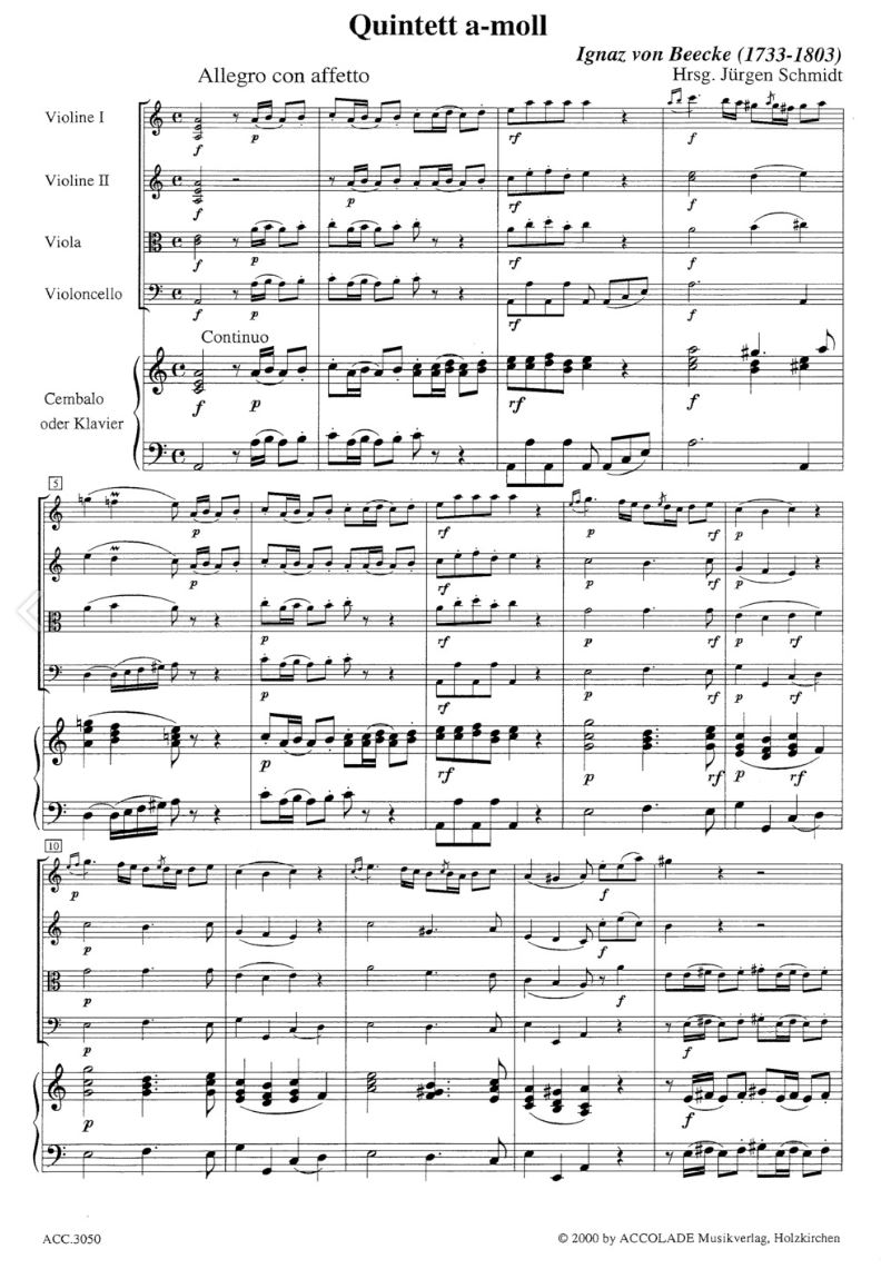 Other Cover Image Quintett a-moll 