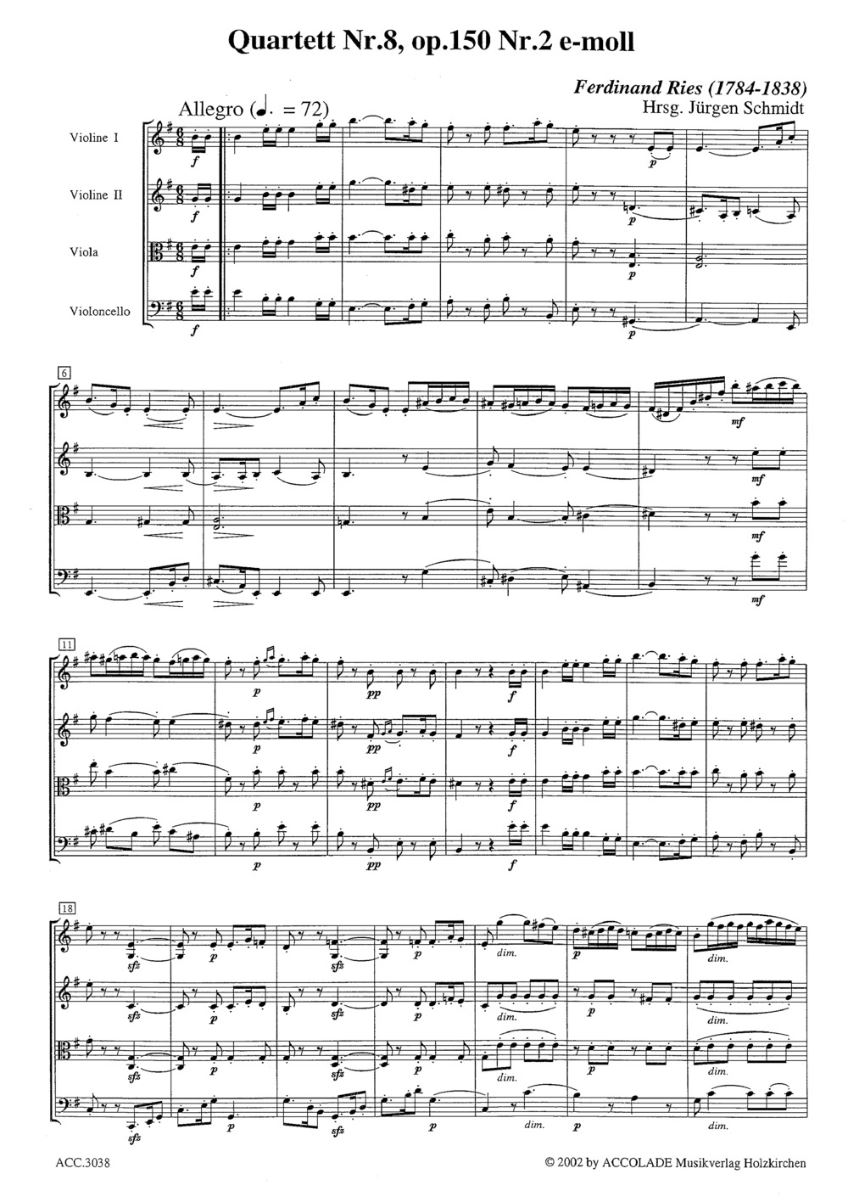 Other Cover Image Streichquartett Nr. 8 e-moll op. 150,2 