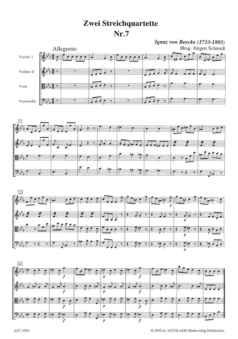 Other Cover Image Zwei Streichquartette 