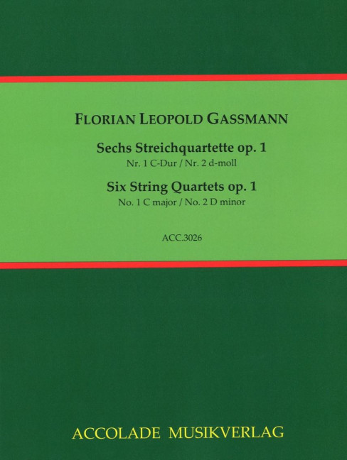 Front Cover Image Sechs Streichquartette op. 1 