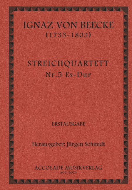 Front Cover Image Streichquartett Nr. 5 Es-Dur 
