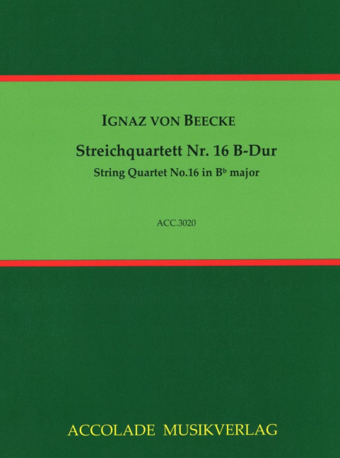 Front Cover Image Streichquartett Nr. 16 B-Dur 