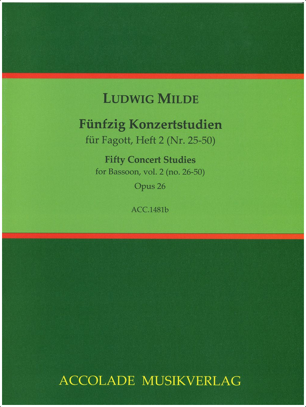 Front Cover Image 50 Konzertstudien op. 26 - Heft 2