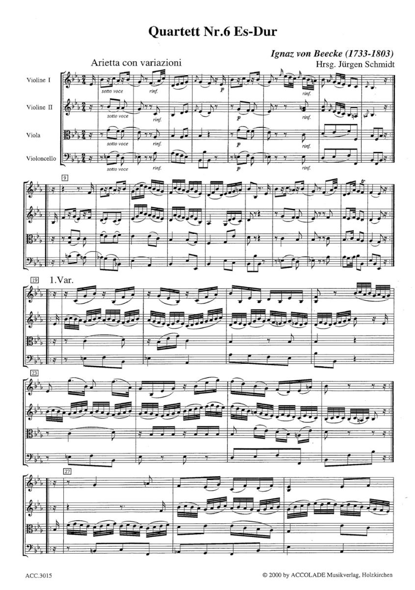 Other Cover Image Streichquartett Nr. 6 Es-Dur 