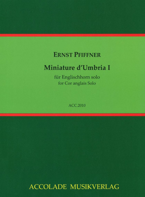 Front Cover Image Miniature d'Umbria I 