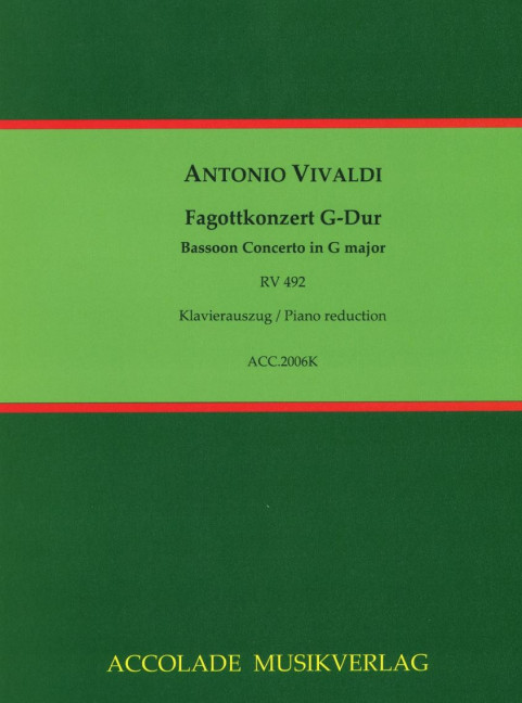 Front Cover Image Konzert G-Dur RV 492 