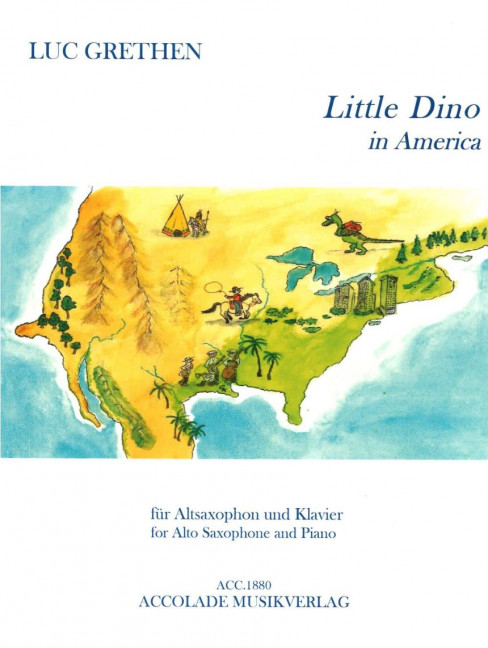 Front Cover Image Little Dino in America 