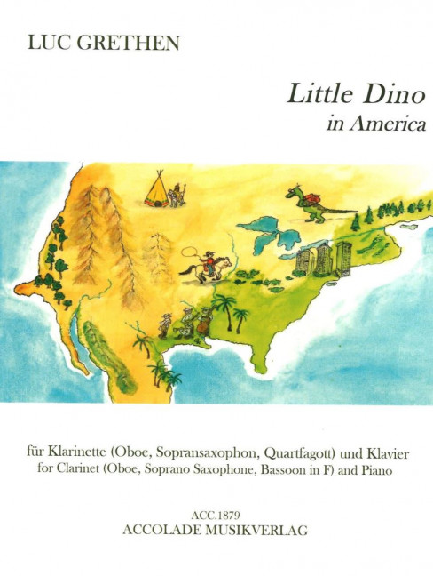 Front Cover Image Little Dino in America 