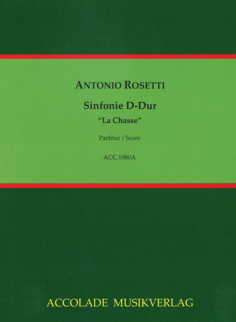 Front Cover Image Sinfonie D-Dur "La Chasse" 