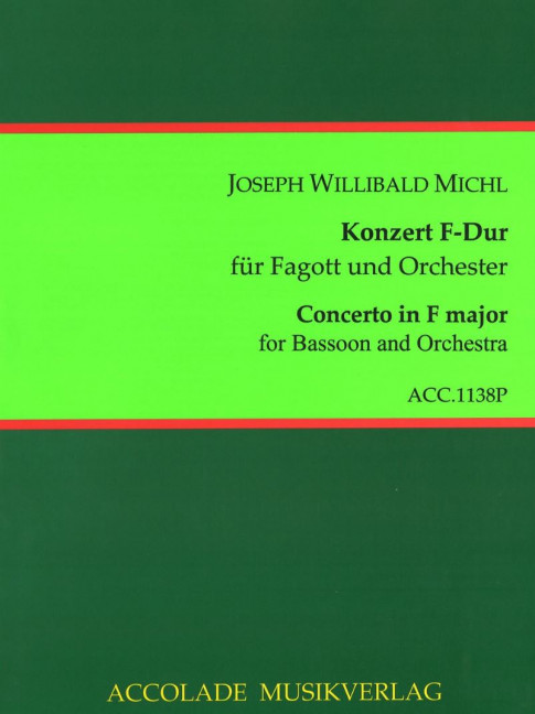 Front Cover Image Konzert F-Dur 