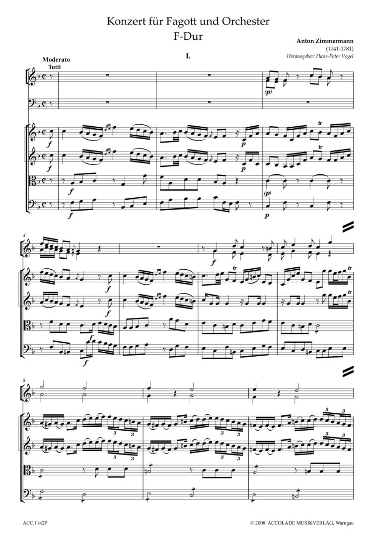 Other Cover Image Konzert F-Dur 