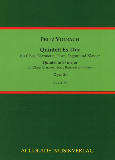 Front Cover Image Quintett Es-Dur op. 24 