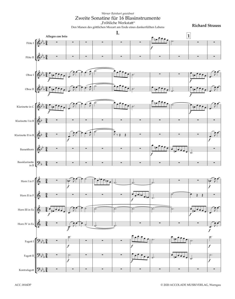 Other Cover Image Sonatine Nr. 2 Es-Dur für 16 Blasinstrumente 