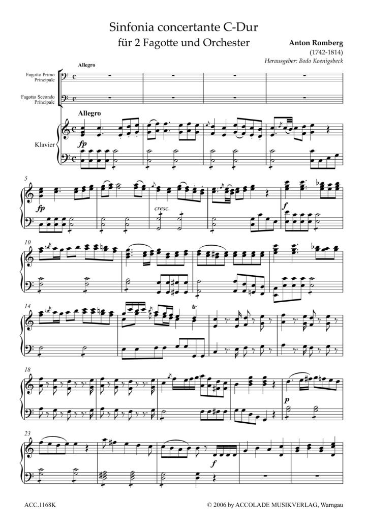 Other Cover Image Sinfonia concertante C-Dur 