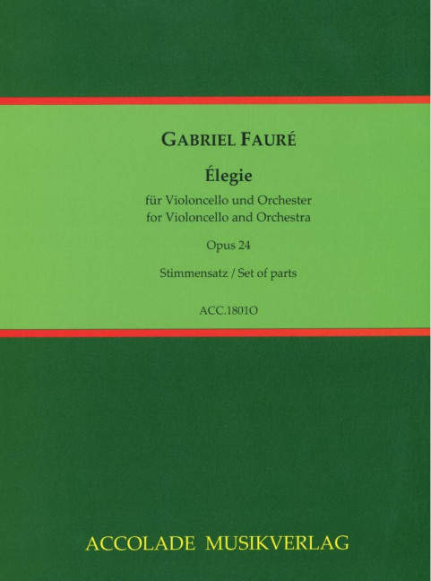 Front Cover Image Élégie op. 24 