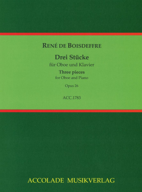 Front Cover Image Drei Stücke op. 26 