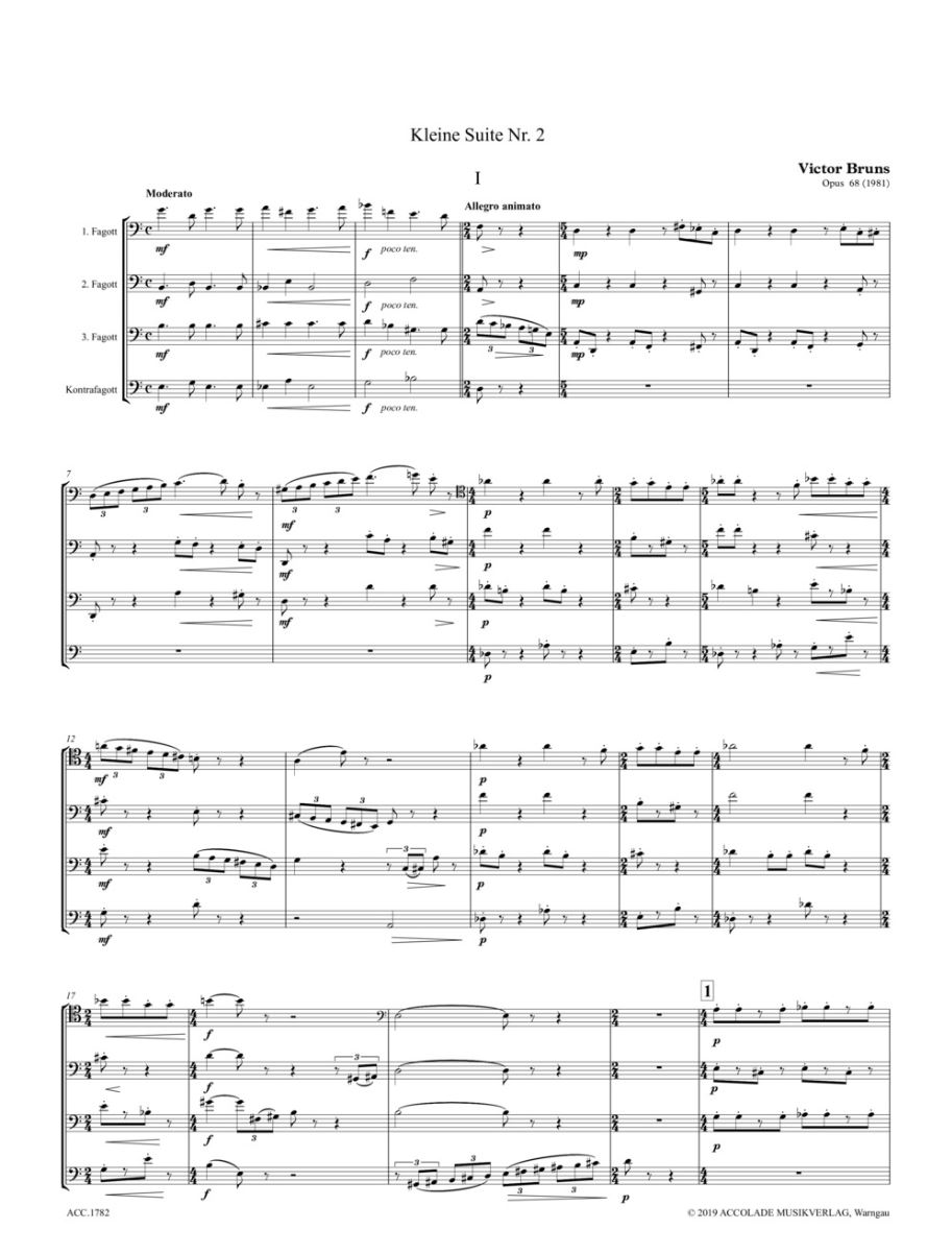Other Cover Image Kleine Suite Nr. 2 op. 68 