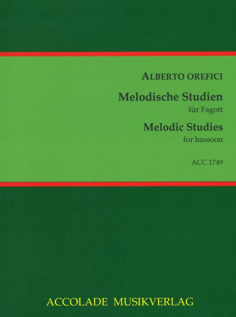 Front Cover Image Melodische Studien 