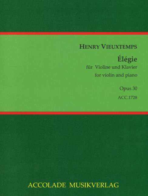 Front Cover Image Elegie op. 30 