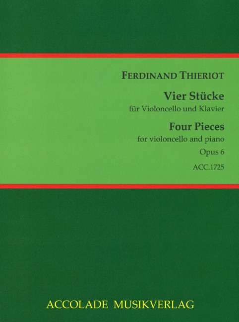 Front Cover Image Vier Stücke op. 6 