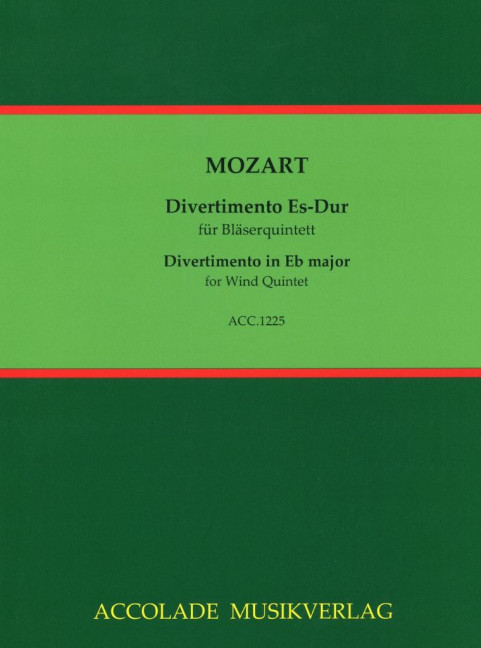 Front Cover Image Divertimento Es-Dur KV 252 