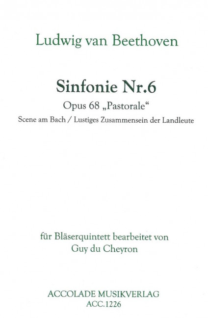 Front Cover Image Sinfonie Nr. 6 "Pastorale" (Auszüge) 