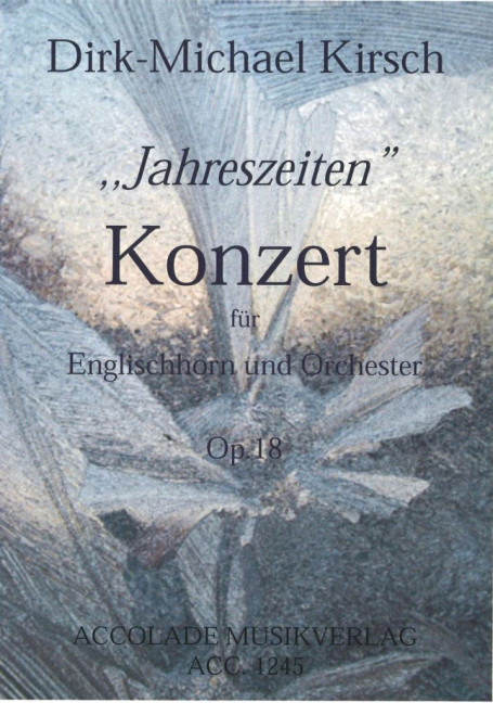 Front Cover Image Konzert "Jahreszeiten" op. 18 