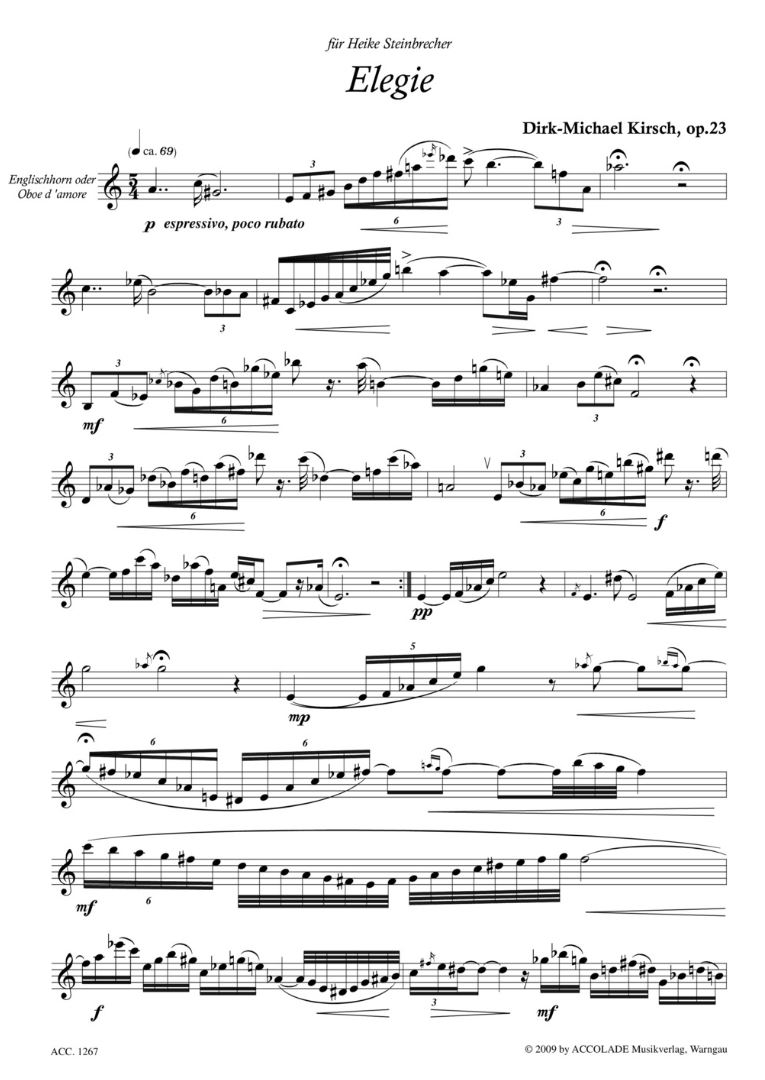 Other Cover Image Elegie op. 23 