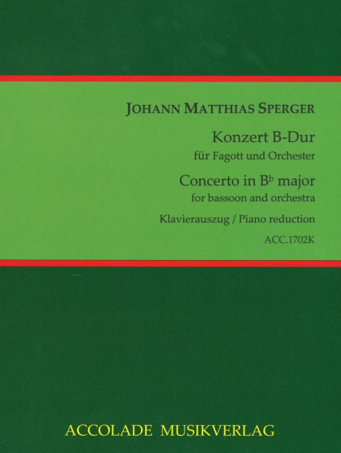 Front Cover Image Konzert B-Dur 