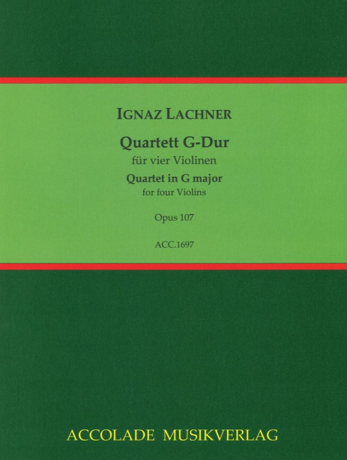 Front Cover Image Quartett G-Dur op. 107 