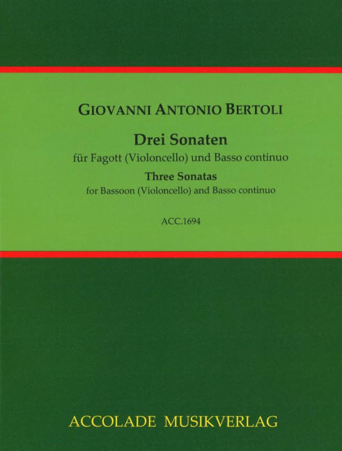Front Cover Image Drei Sonaten 