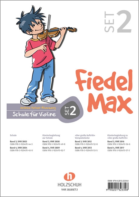 Front Cover Image Fiedel-Max Set 2 für Violine