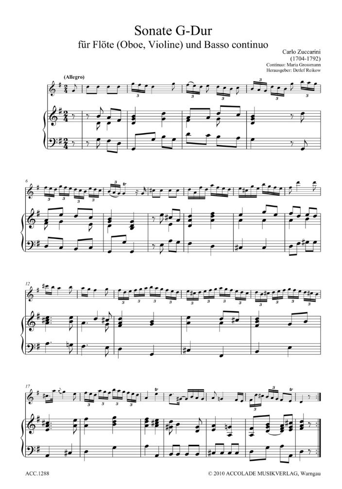 Other Cover Image Sonate G-Dur 
