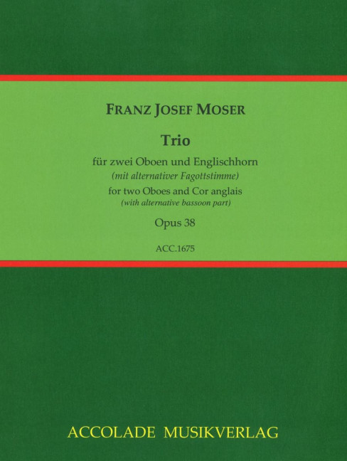 Front Cover Image Trio op. 38 