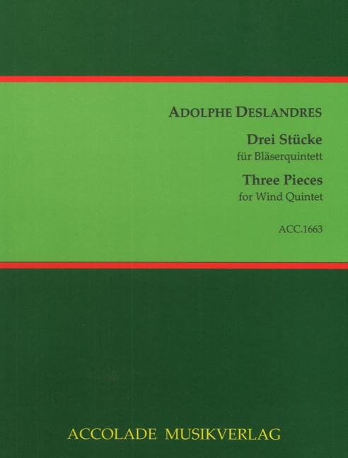 Front Cover Image Drei Stücke für Bläserquintett 