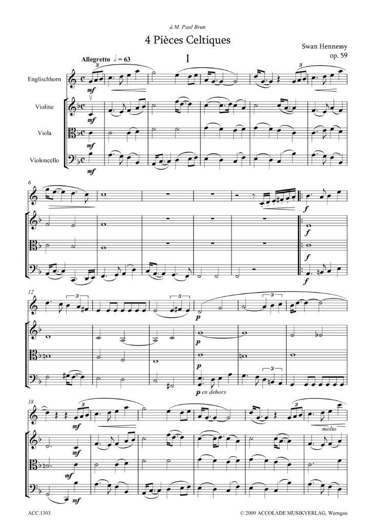 Other Cover Image Vier keltische Stücke op. 59 