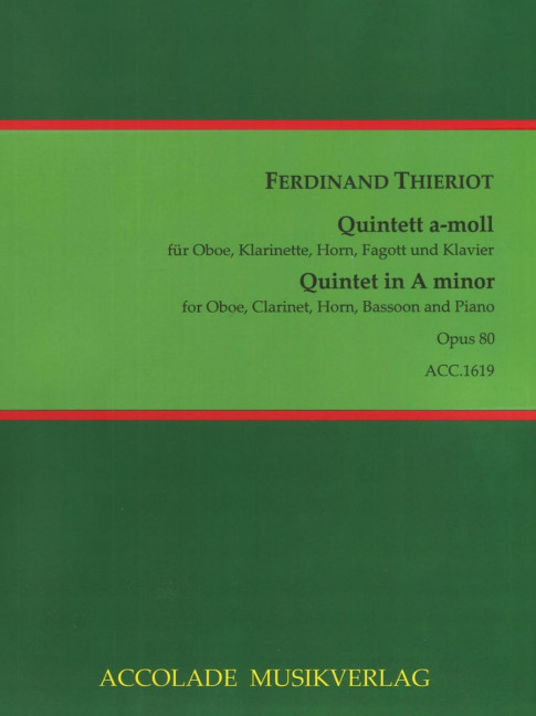 Front Cover Image Quintett a-moll op. 80 