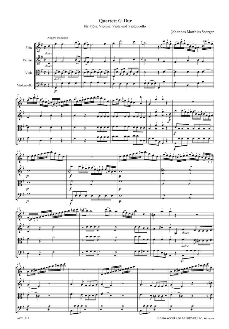 Other Cover Image Quartett G-Dur 