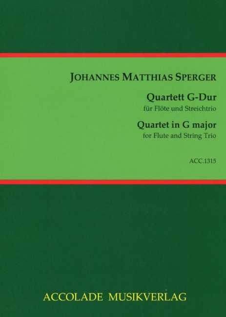 Front Cover Image Quartett G-Dur 
