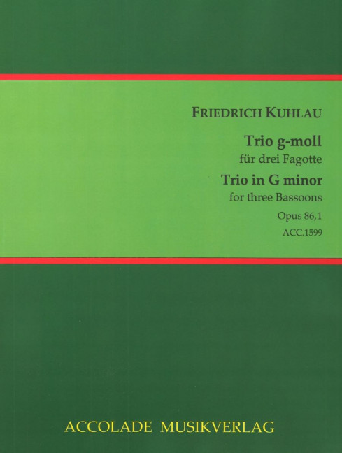 Front Cover Image Trio g-moll op. 86, 1 
