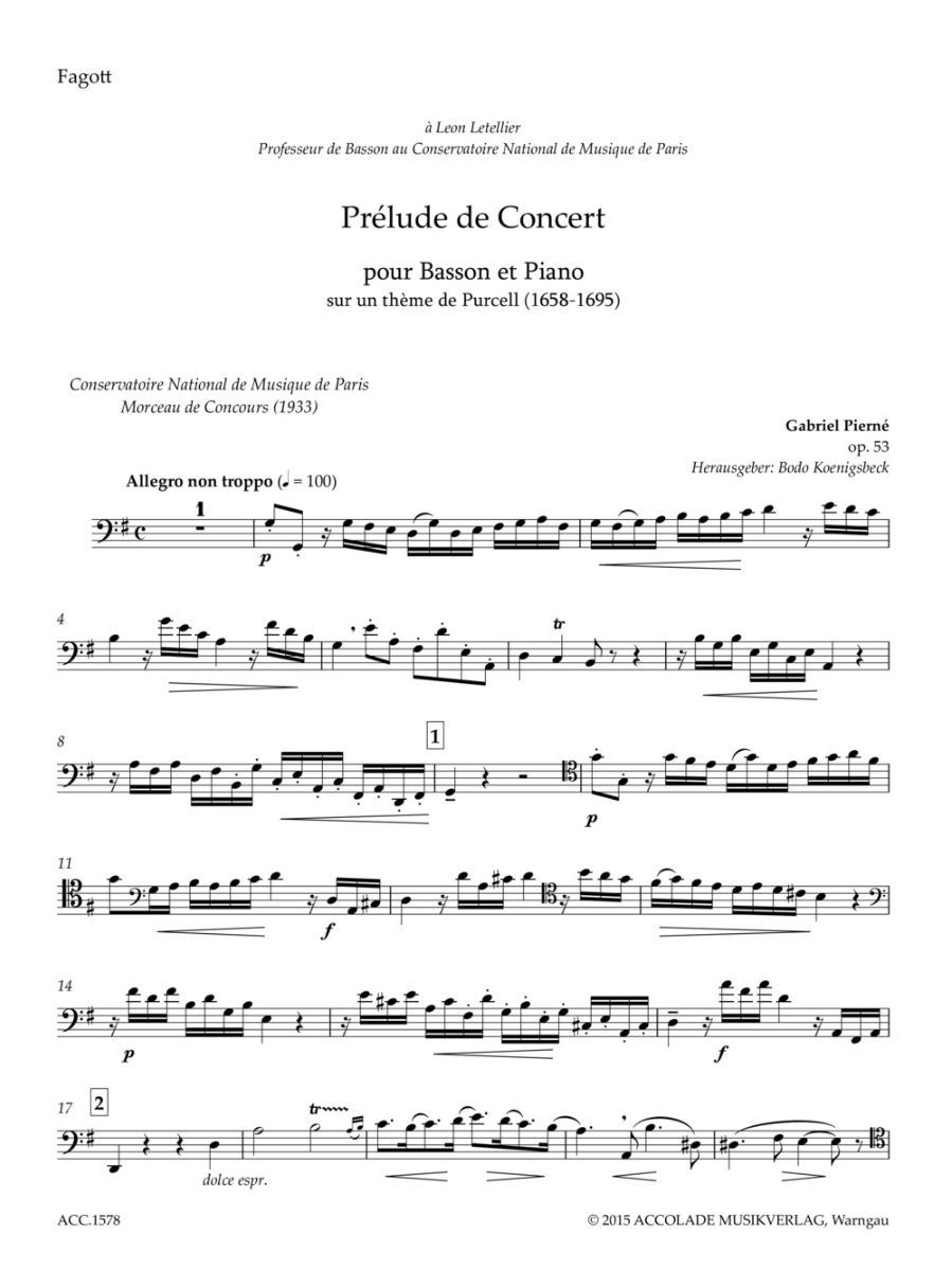Other Cover Image Prélude de concert op. 53 