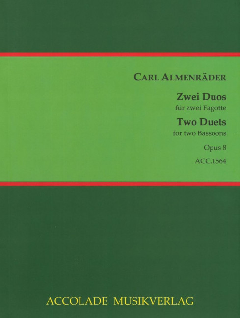 Front Cover Image Zwei Duos op. 8 