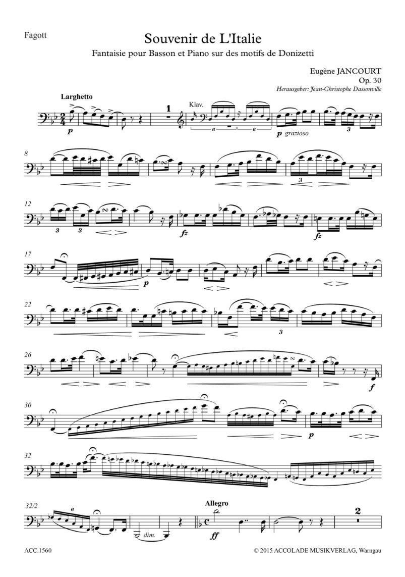 Other Cover Image Souvenir de L'Italie op. 30 
