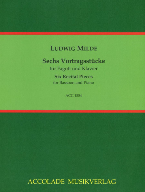 Front Cover Image Sechs Vortragsstücke 