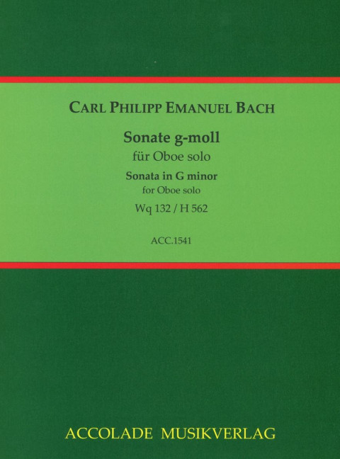 Front Cover Image Sonate g-Moll Wq 132 / H 562 
