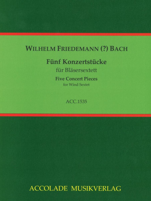 Front Cover Image Fünf Konzertstücke 