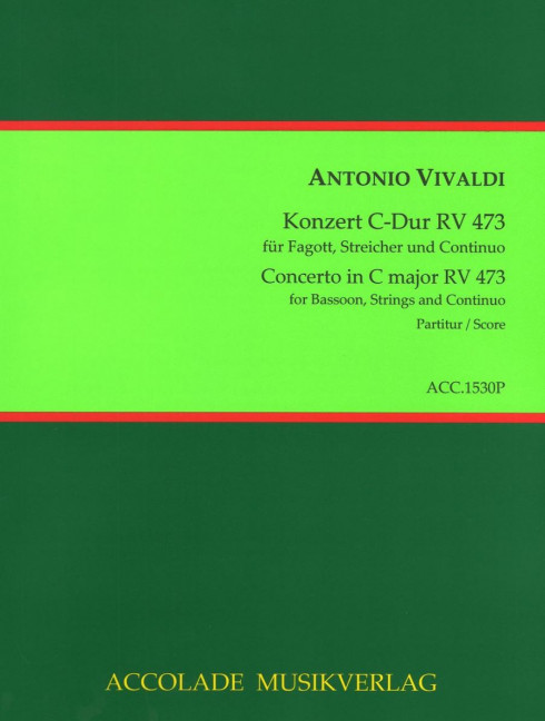Front Cover Image Konzert Nr. 9 C-Dur RV 473 