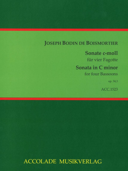 Front Cover Image Sonate III c-moll op. 34,3 