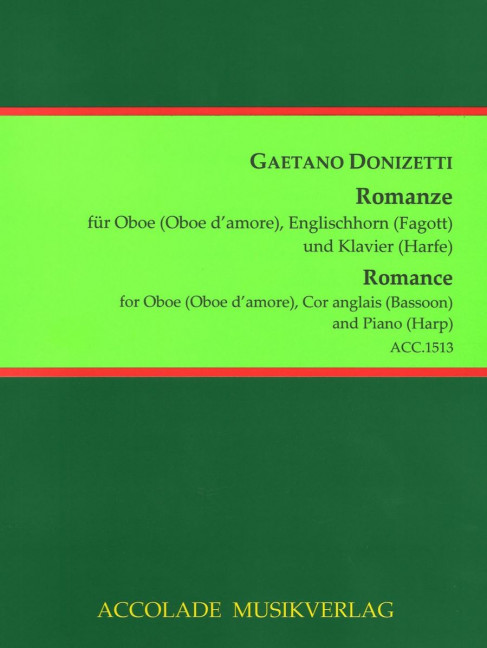 Front Cover Image Romanze "Una furtiva lagrima" 
